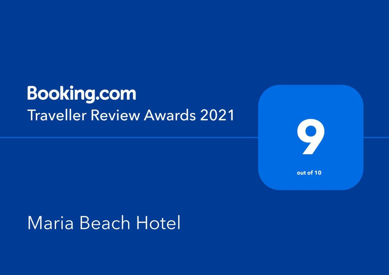 Maria Beach Hotel Kissamos Bagian luar foto