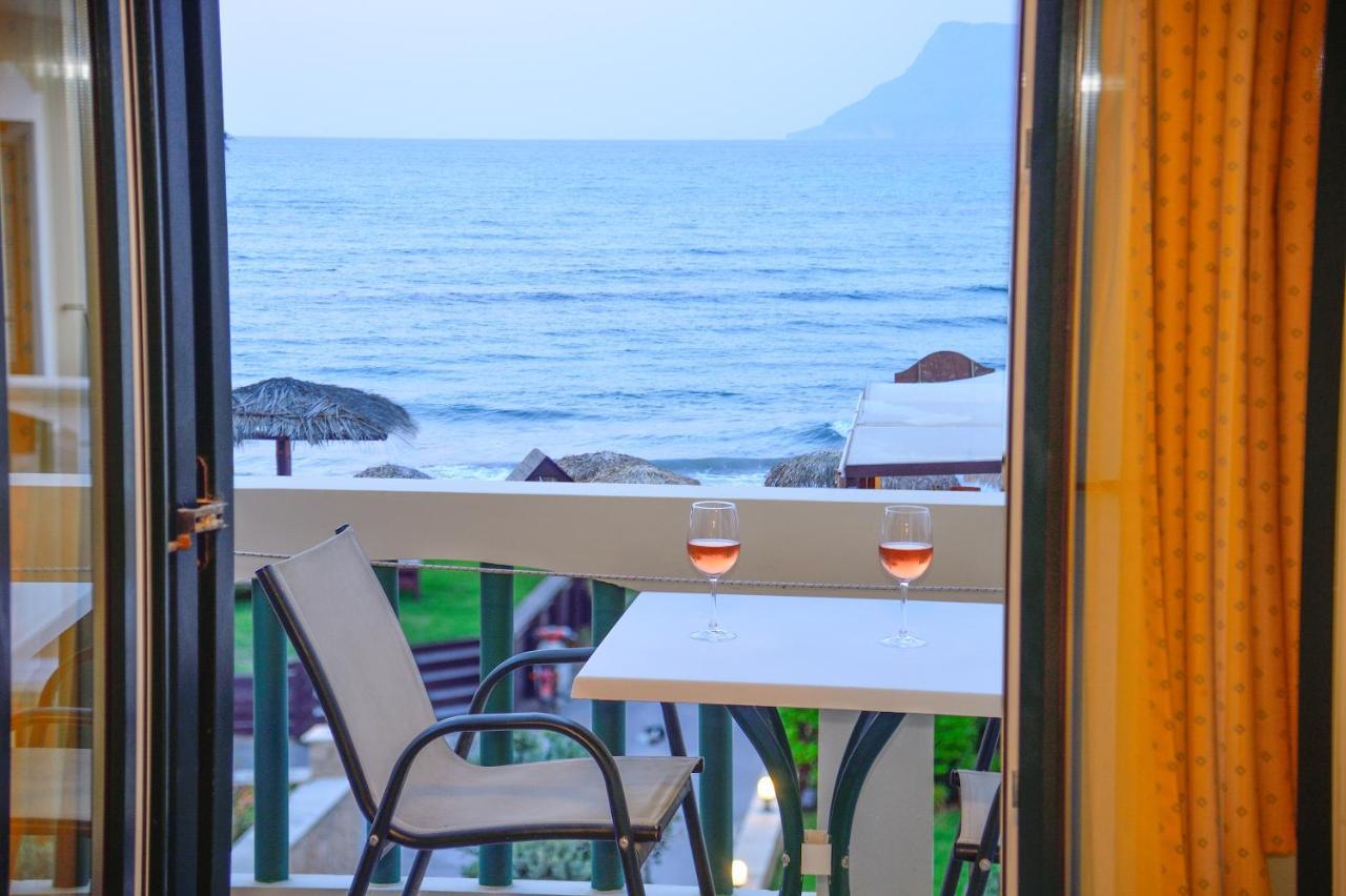 Maria Beach Hotel Kissamos Bagian luar foto