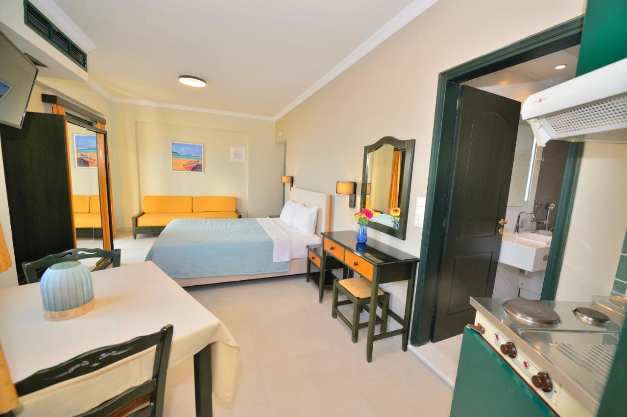 Maria Beach Hotel Kissamos Bagian luar foto