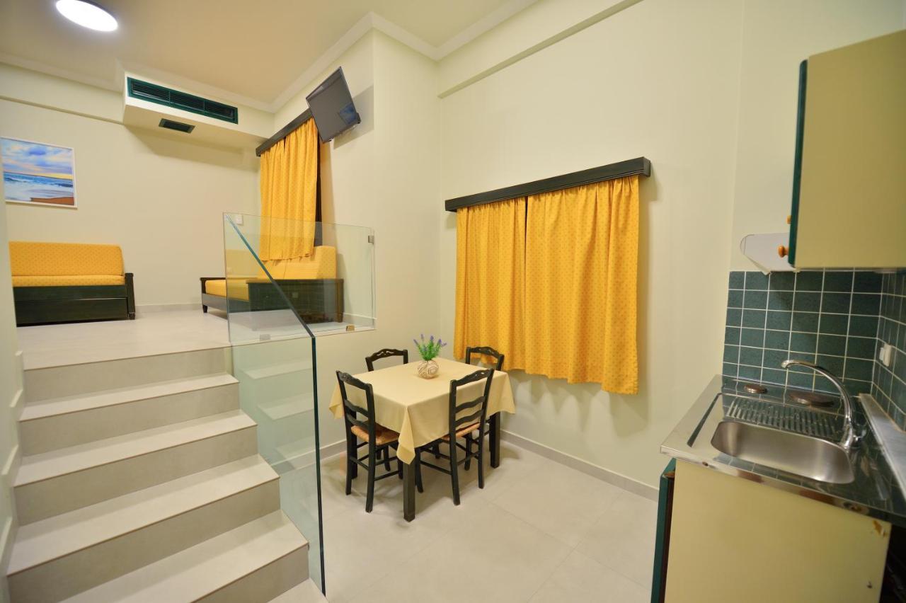 Maria Beach Hotel Kissamos Bagian luar foto