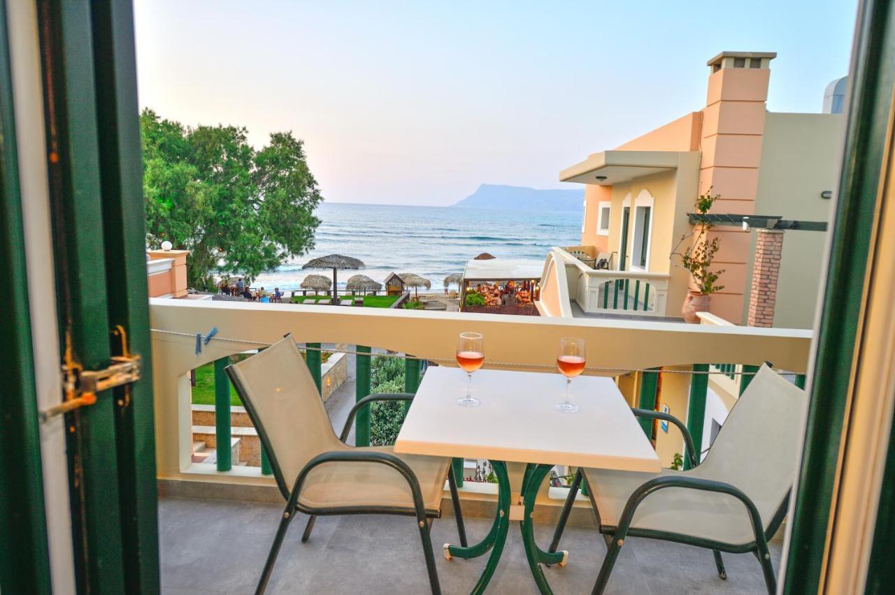 Maria Beach Hotel Kissamos Bagian luar foto