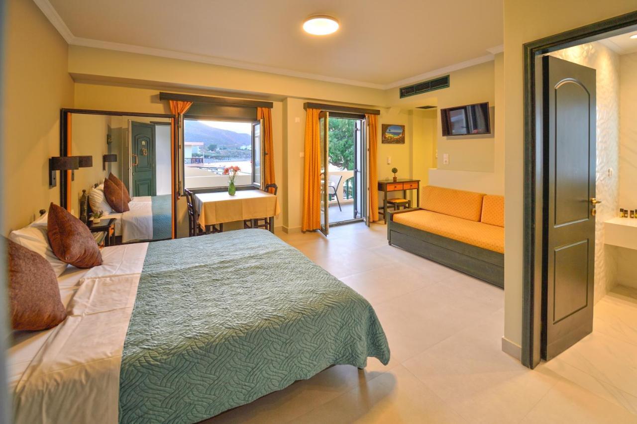 Maria Beach Hotel Kissamos Bagian luar foto