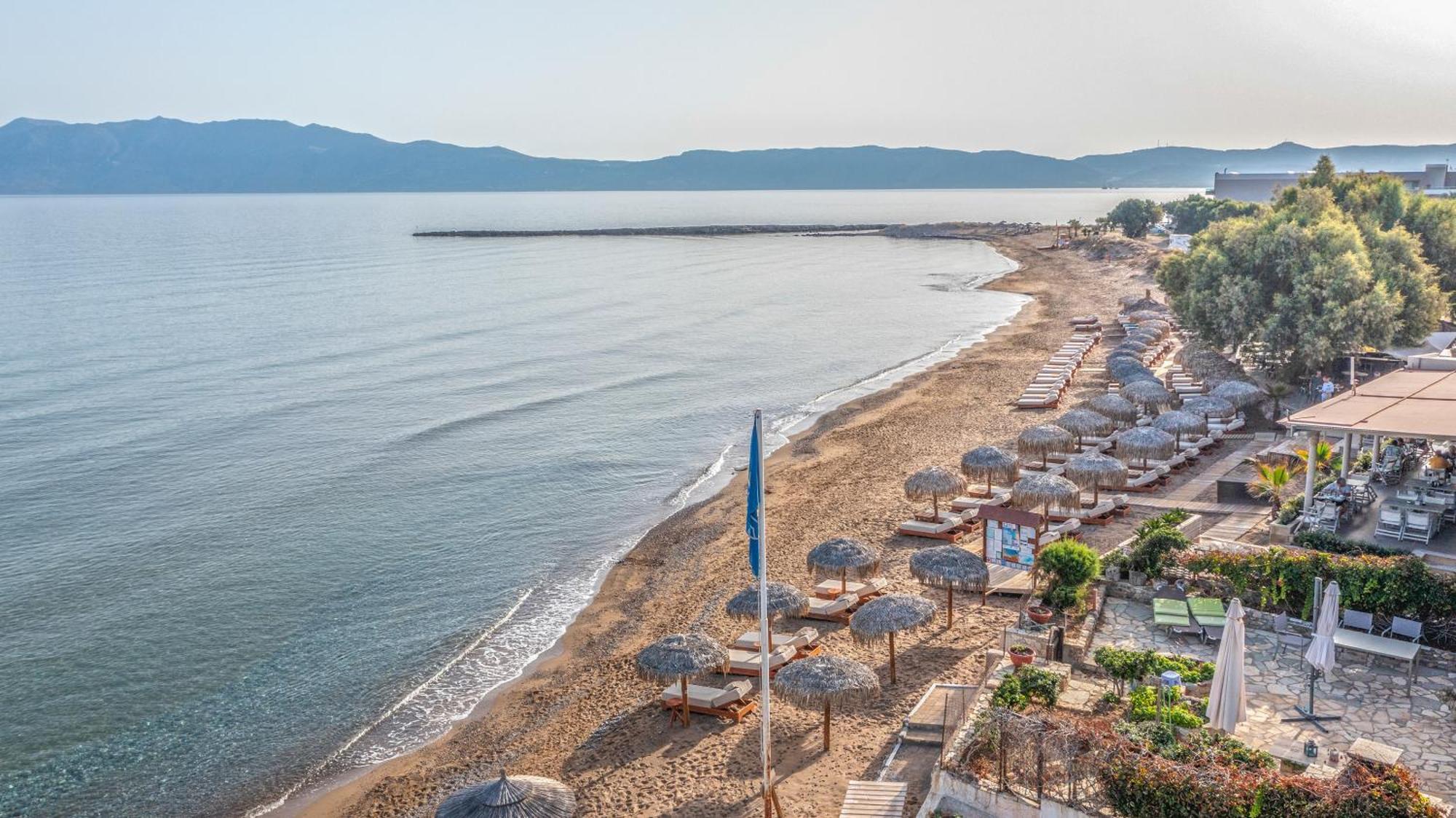 Maria Beach Hotel Kissamos Bagian luar foto