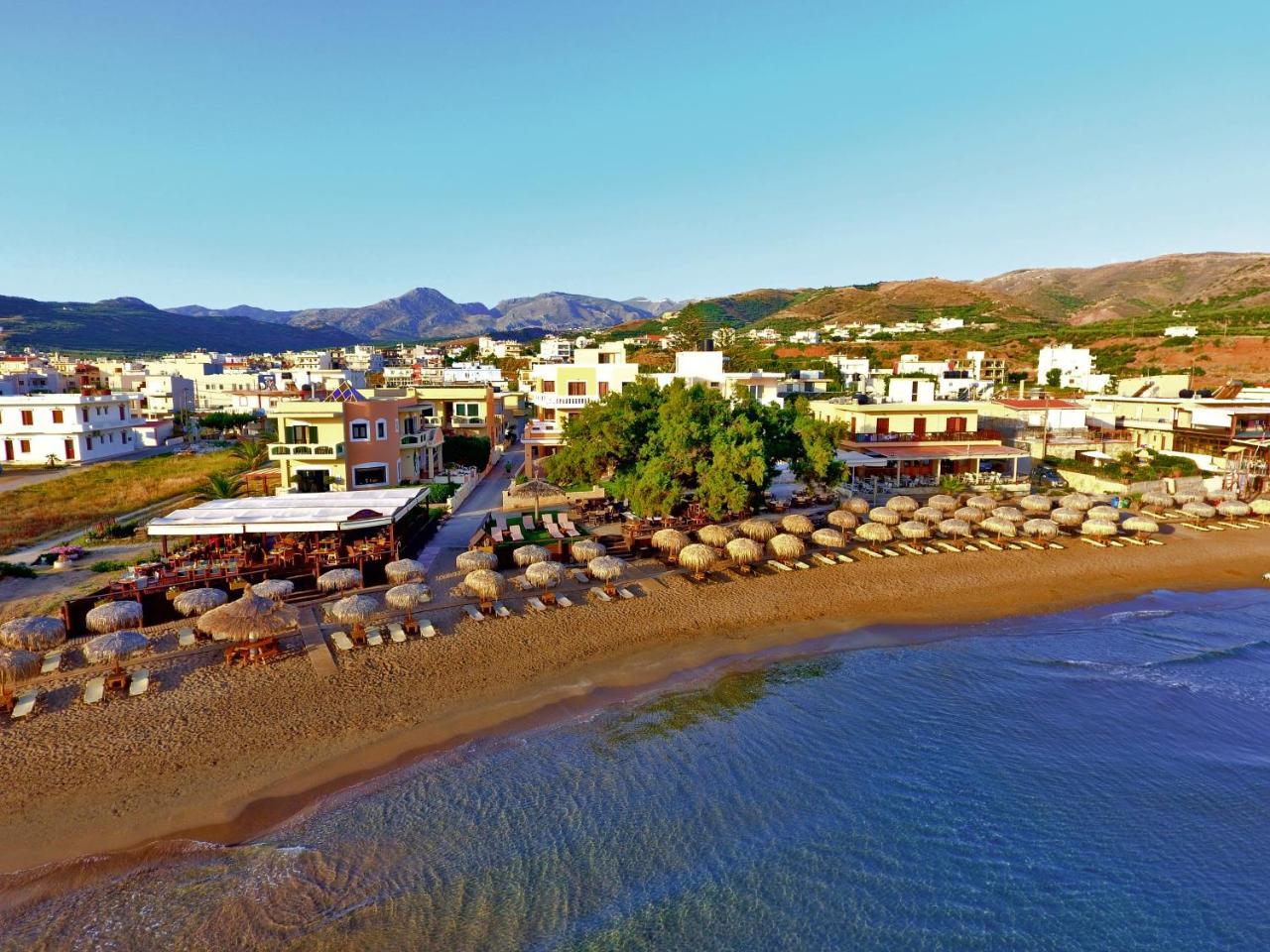 Maria Beach Hotel Kissamos Bagian luar foto